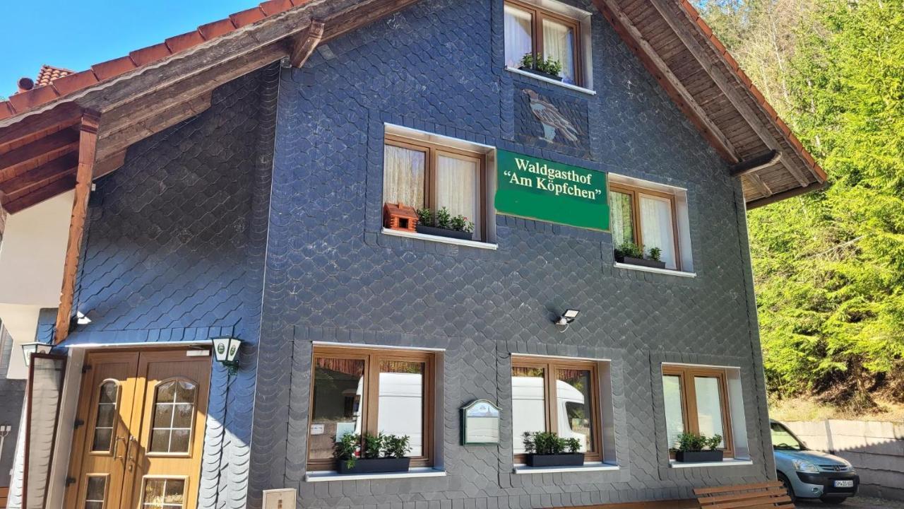 Waldpension Am Koepfchen Kurort Steinbach-Hallenberg Esterno foto